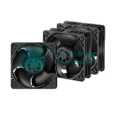 Комплект вентиляторов для корпуса Arctic S12038-8K 3 Pack черный, 120 мм, 8000 об/мин, 4 pin