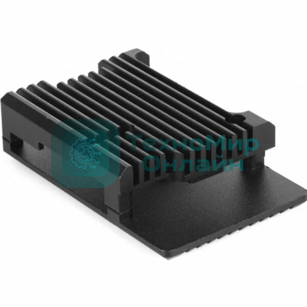 Корпус Qumo Aluminum case without fan, Raspberry Pi 3, black(RS023)