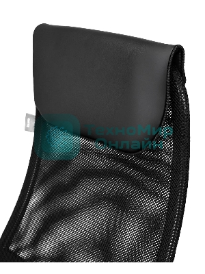 Кресло Бюрократ CH-607 TW-01 черный, сетка, подголовник