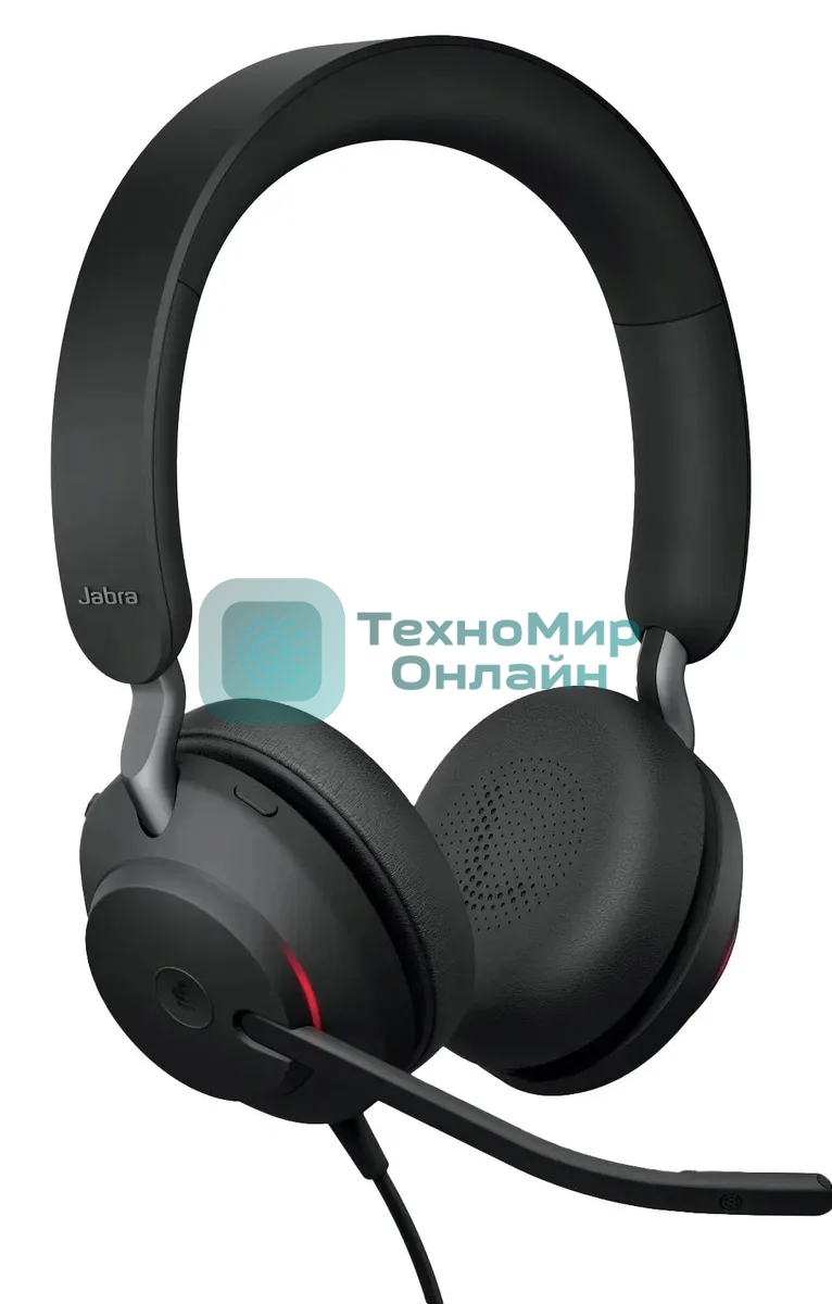 Гарнитура Jabra Evolve2 40 SE Stereo MS черный