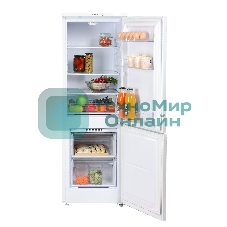 Холодильник Бирюса 418 белый двухкамерный 125/55л морозилка снизу