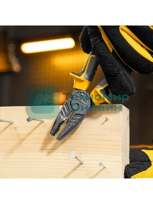 Плоскогубцы комбинированные Denzel 165 мм, трехкомпонентные рукоятки