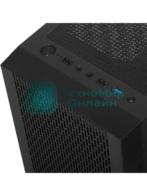 Корпус PcCooler MA100 MESH BK черный без БП ATX 3x120mm 1xUSB2.0 1xUSB3.0 audio bott PSU