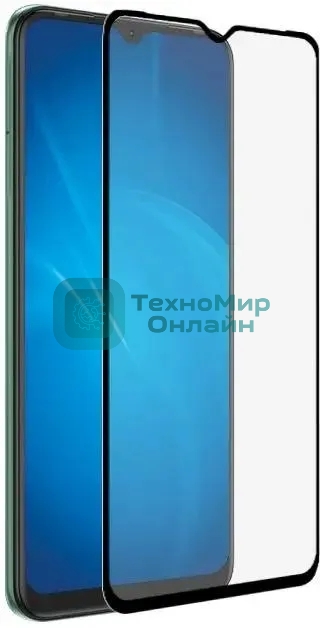 Защитное стекло для экрана DF tColor-04 для Tecno Spark 7 2.5D, 1 шт, черный df tcolor-04 (black)