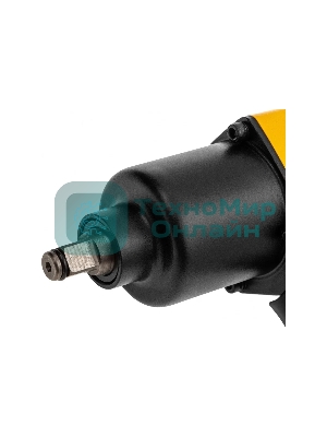 Ударный пневмогайковерт Denzel IW860+набор головок, 1/2