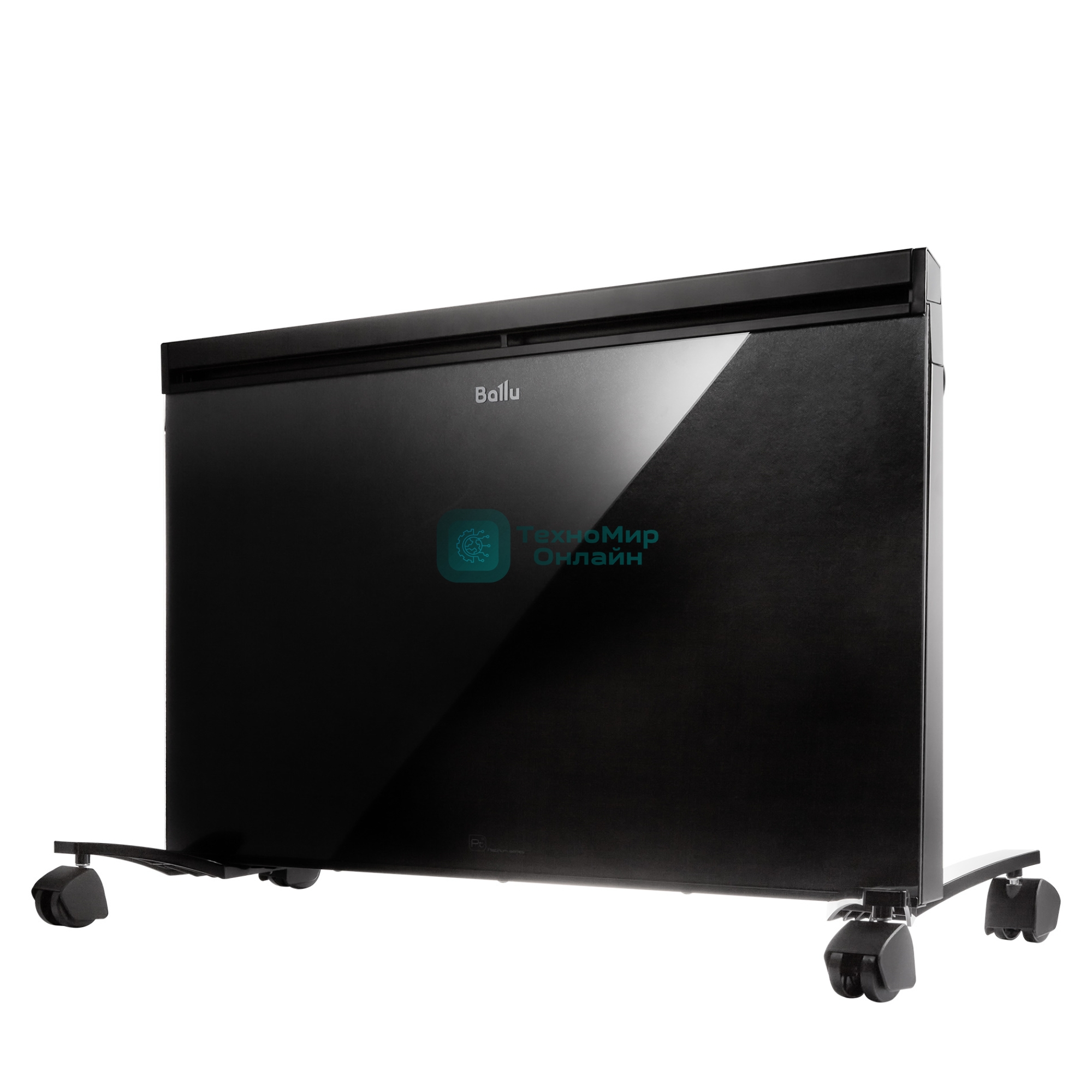 Конвективно-инфракрасный обогреватель Ballu Plaza Solar BIHP/S-2500 черный, 2500 Вт, 25 м2, термостат, дисплей