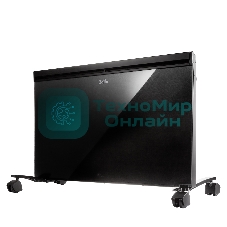 Конвективно-инфракрасный обогреватель Ballu Plaza Solar BIHP/S-2500 черный, 2500 Вт, 25 м2, термостат, дисплей