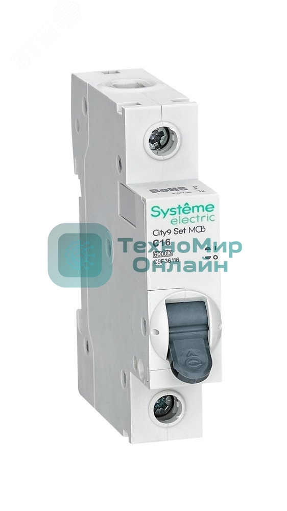 Выключатель автоматический С 16А 1P 6kA 230В
