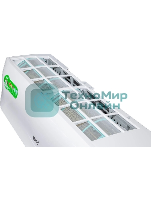 Кондиционер сплит-система настенного типа RIX LITE I/O-W07MB 7000 BTU, 21 м², 23 дБ, охлаждение, обогрев, осушение, белый