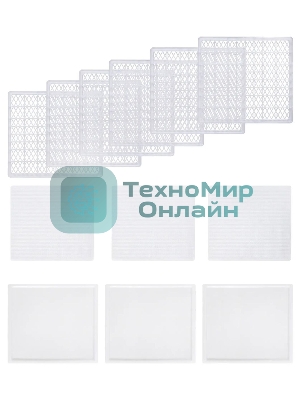 Сушка для фруктов и овощей Hyundai HYFD-P1203 12под. 500 Вт, черный