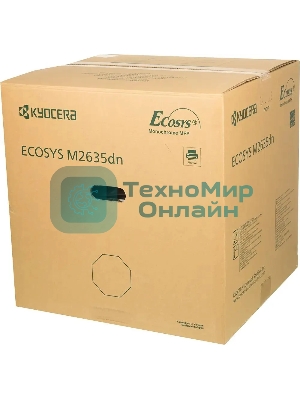 МФУ лазерное Kyocera Ecosys M2635DN (1102S13NL0), A4, ч/б, печ. до 35 стр/мин., скан. до 40 стр/мин. (ч/б) 23 стр/мин. (цвет), 1200 x 1200 dpi (печать) 600x600dpi (скан.), USB, RJ-45