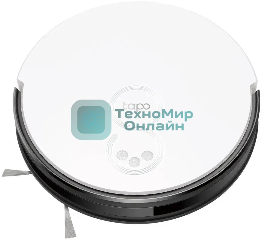 Робот-пылесос TP-Link Tapo RV10 белый/черный, 25 Вт, 2600 мАч Li-Ion, уборка влажная/сухая, пылесборник контейнер 0.4 л