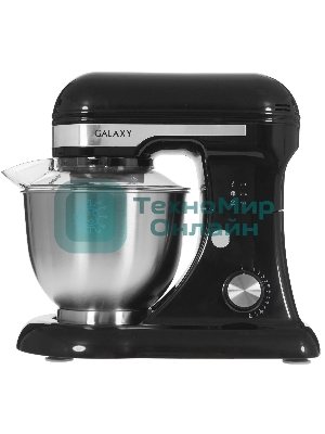 Миксер Galaxy Line GL 2230, черный, планетарный, 700 Вт, 12 скоростей