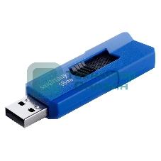 Флешка USB Smartbuy STREAM Blue (SB16GbST-B), 16Gb, USB 2.0, R/W 25/15, синий/черный