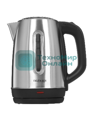 Чайник электрический Delta Lux DE-1015 черный