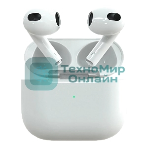 Наушники TWS More Choice БВ11 белый, вкладыши, Bluetooth, сенсорное управление, до 4 ч