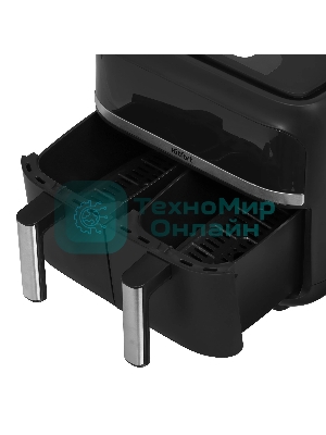 Аэрогриль Kitfort КТ-2248 черный, 2850 Вт, 7.6 л, сенсор, 6 программ