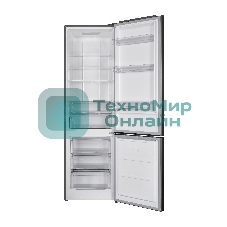 Холодильник Willmark RFN-472NFX серый металлик двухкамерный 243/76 л морозилка снизу No Frost