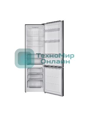 Холодильник Willmark RFN-472NFX серый металлик двухкамерный 243/76 л морозилка снизу No Frost