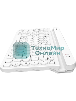 Клавиатура беспроводная A4Tech Fstyler FBK30 белый USB