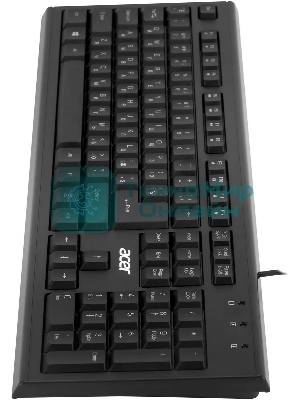 Клавиатура проводная Acer OKW120, USB, черный