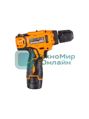 Дрель-шуруповерт аккумуляторная Вихрь ДА-12Л-2КА 72/14/26, Аккумуляторная, 12В, 2 АКБ, Кейс