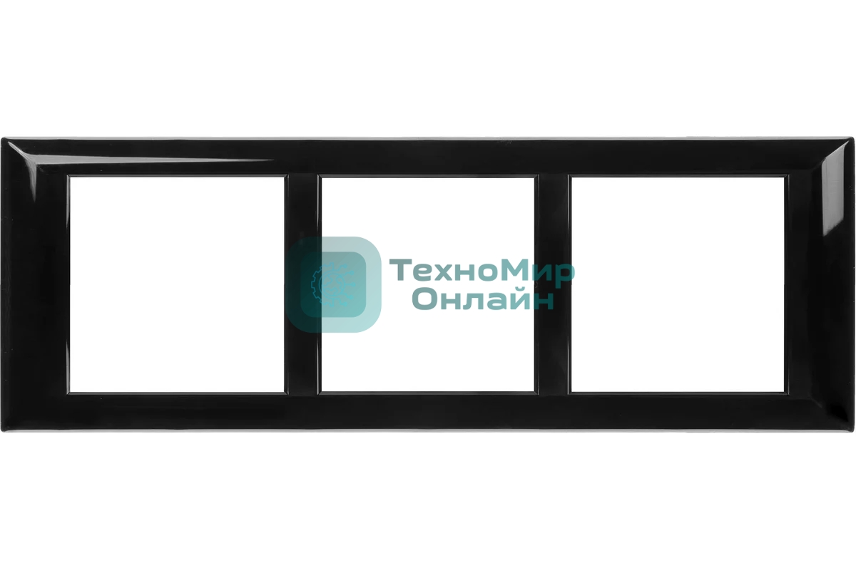 Рамка-суппорт 6мод. Avanti для In-liner Front черный ДКС 4402916