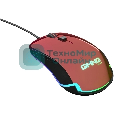 Мышь проводная GMNG 850GM красный, 7200 dpi, USB, кнопки - 6