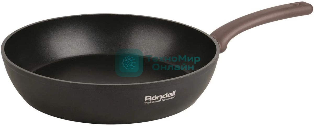 Сковорода Rondell Fest RDA-1340, 28 см, без крышки, черный
