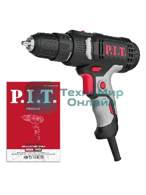 Дрель-шуруповерт P.I.T. PBM10-C3 400Вт патрон:быстрозажимной