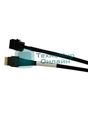 Кабель Amphenol RSL38-1067 Slimline SASx4 (SFF8654) -to- HD MiniSAS x4 (SFF8643) 100 см