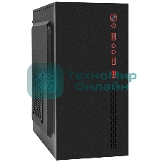 Компьютерный корпус Miditower ExeGate AA-443U-UNS400 (ATX, БП UNS400 с вент. 12см, 2хUSB+1хUSB 3.0+HD Audio, черный)