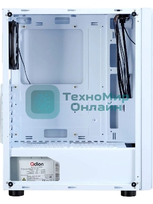 Компьютерный корпус AeroCool/Formula CL-3302W RGb белый без БП ATX 2xUSB 2.0 1xUSB 3.0 audio bott PSU