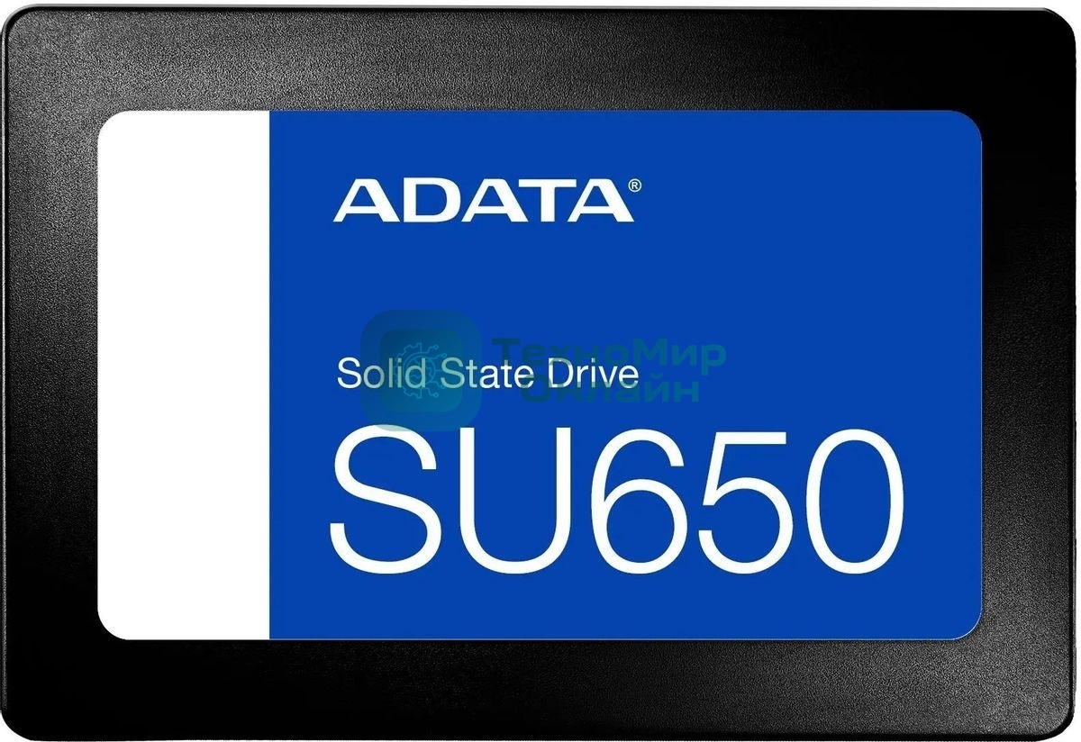 Накопитель SSD ADATA SU650, 512Gb, SATA III, 2.5