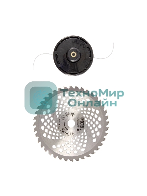 Триммер Denzel DT 43 бензиновый 43см3 2.5 лс. неразъемная штанга состоит из 2 частей