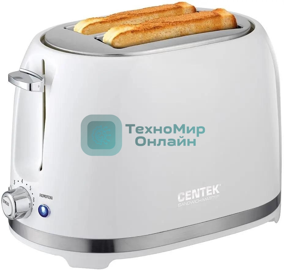 Тостер Centek СТ-1432 белый