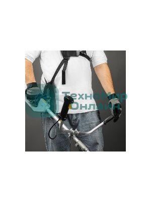 Триммер электрический Kranz KR-1400, 1400Вт, 420/255мм, катушка+диск, разборная штанга