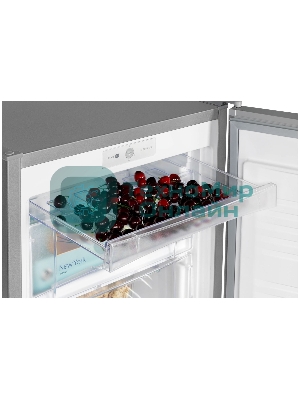 Морозильная камера Nordfrost DF 260NF SAP, серебристый, 75 л, 3 ящика