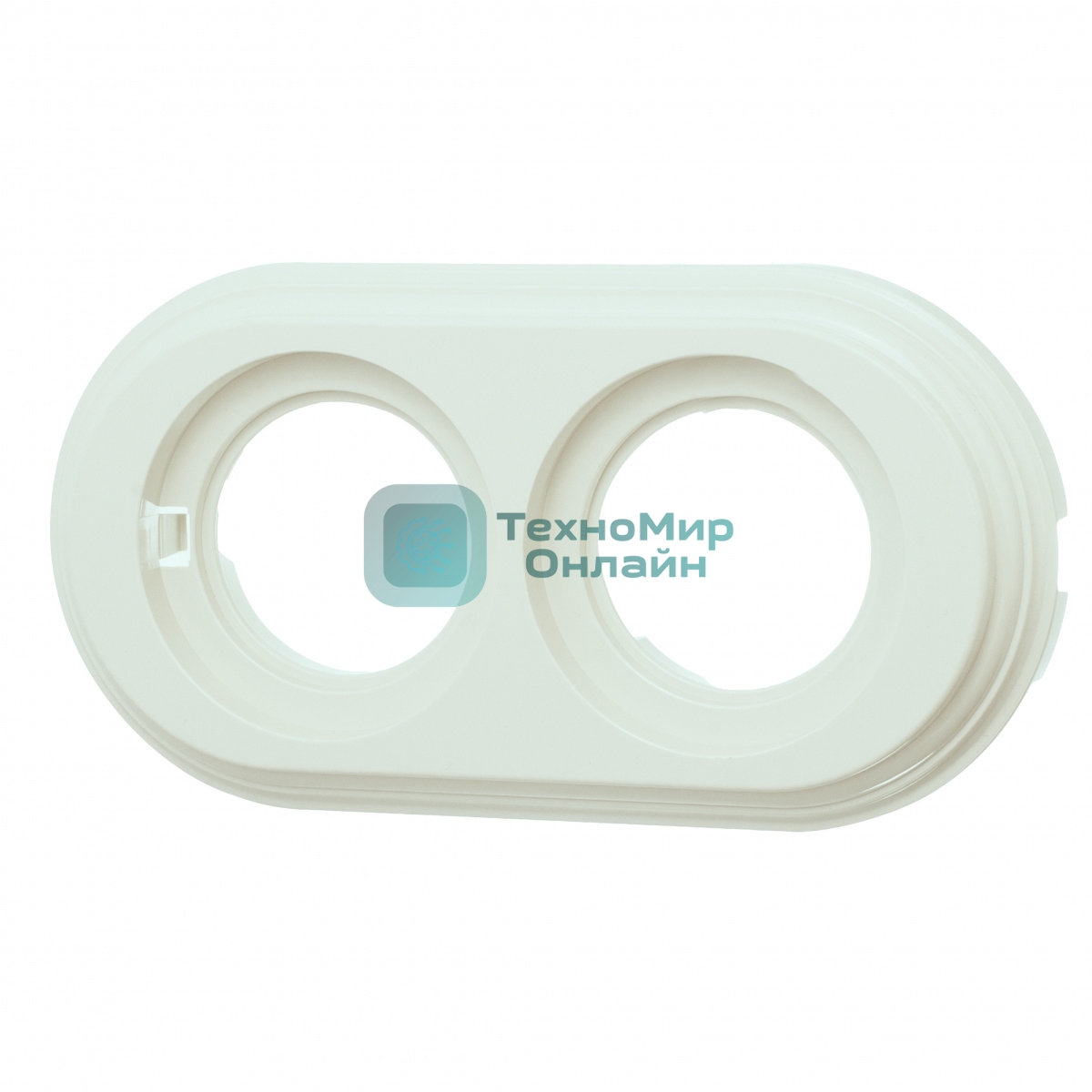 Рамка Bironi BF1-620-211 2-м Лизетта ретро ABS-пластик слоновая кость