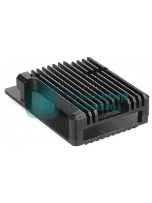 Корпус Qumo Aluminum case without fan, Raspberry Pi 3, black(RS023)