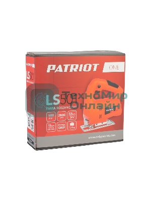 Лобзик электрический Patriot LS 501 THE ONE мощность 500 Вт, макс. толщина дерева 55мм