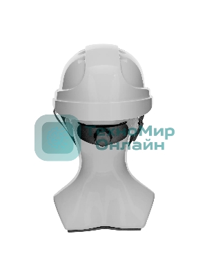 Каска защитная ударопрочная Denzel ABS/PC, плавная регулировка, модель 