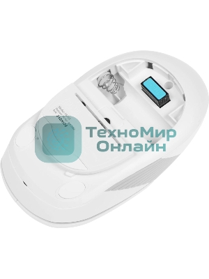 Мышь беспроводная A4Tech Fstyler FG10S белый/серый, 2000 dpi, радиоканал, USB, кнопки - 4