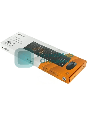 Комплект клавиатура+мышь A4Tech KRS-8372 проводной, USB, 1200 DPI, чёрный