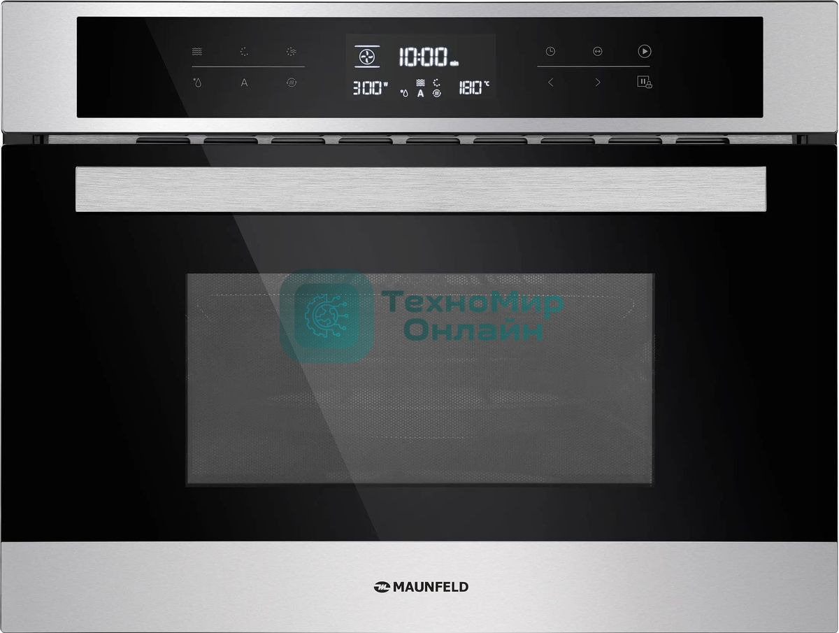 Шкаф духовой электрический с функцией СВЧ Maunfeld MCMO.44.9S, встраиваемый