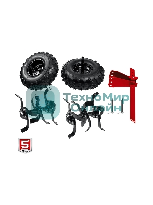 Мотоблок ЗУБР МТУ-350 бензиновый усиленный 212 см3