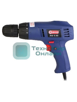 Дрель-шуруповерт сетевой ДИОЛД ЭШ-0,45, Сетевая, 450Вт