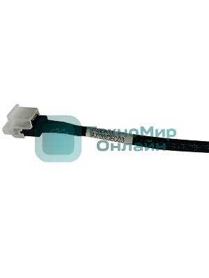 Кабель Amphenol RSL38-1067 Slimline SASx4 (SFF8654) -to- HD MiniSAS x4 (SFF8643) 100 см