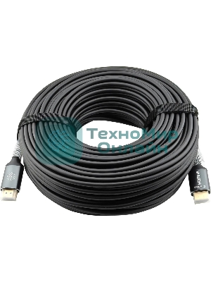 Кабель аудио-видео Cactus CS-HDMI-AOC-2-50 HDMI (m)/HDMI (m) 50м. позолоч.конт. черный