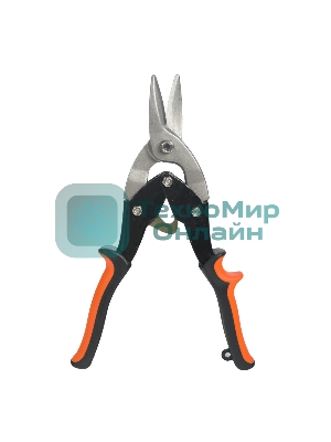 Ножницы по металлу PATRIOT ASP-250S, прямой рез, CRV, двухкомпонентные рукоятки, 250мм